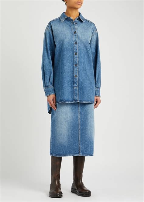 Buy The Row Frannie Blue Denim Shirt At Off Editorialist