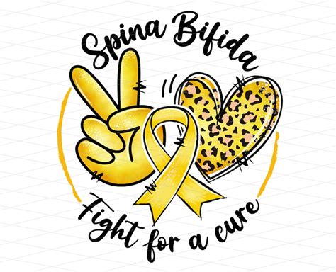 Spina Bifida Fight For A Cure Png Spina Bifida Awareness Png Spina