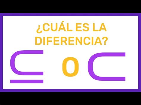 Diferencia Entre Conjuntos Y Subconjuntos Gu A De Conceptos B Sicos