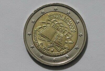 BELGIUM 2 EURO Coin 2007 50th Anniversary Of The Treaty Of Rome B41