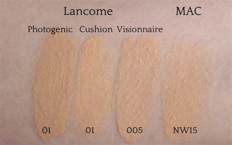 Swatchreview Lancome Teint Miracle Cushion Foundation 01 Pure