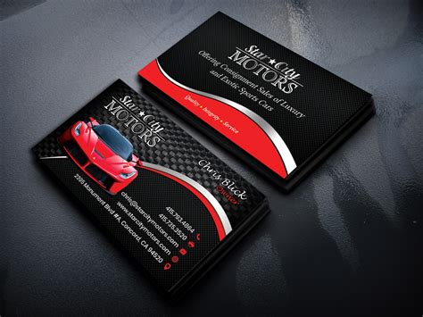 Upmarket Bold Business Card Design For Star City Motors By Sandaruwan Design 27033499