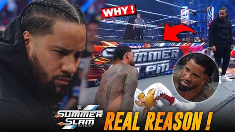 Real Reason Why Jimmy Uso Betrayed Jey Uso At Summerslam Jey Uso Vs