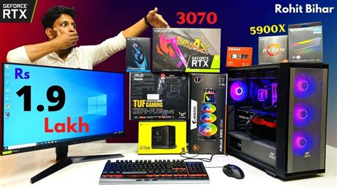 Rs 1 9 Lakh Full Gaming PC Build RTX 3070 Ryzen 9 Rohit Bihar