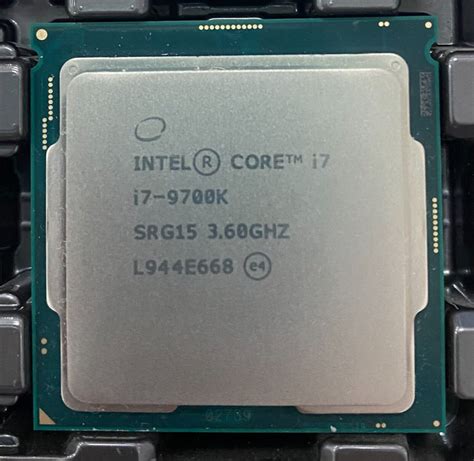 Intel Core I7 9700k Srg15 360ghz 12mb 8 Core Lga1151 Cpu Processor For Sale