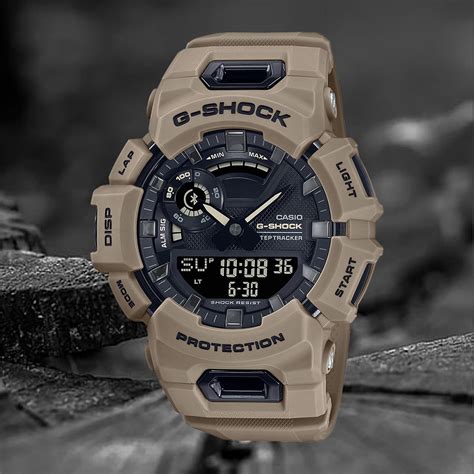 CASIO 卡西歐 G SHOCK 運動生活藍芽多功能手錶 雙11送禮推薦 卡其 GBA 900UU 5A G SHOCK Yahoo