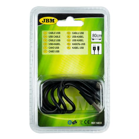 CABLE USB TIPO A MICRO B JBM