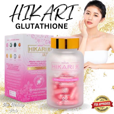 HIKARI ULTRA Japan Glutathione With Oral Sunblock Technology Lazada PH