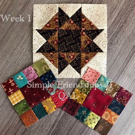 Henry Glass Fabrics Kim Diehl S Simple Friendships Ii Stitch Along Mystery Sampler Week 1