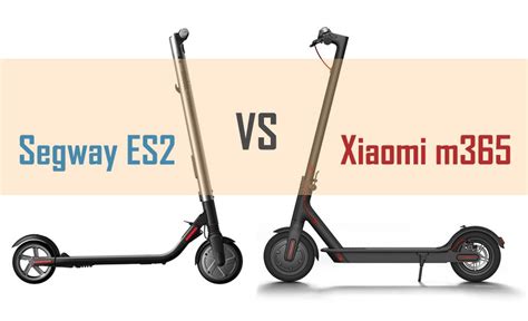 Xiaomi M365 Vs Segway By Ninebot Es2es4 Side By Side Comparison Best Electric Scooter