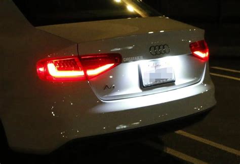 Led License Plate Number For Audi A3 A4 A6 A8 Rs4 Rs6 Q7