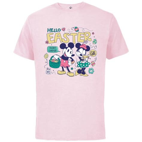 Disney Mickey Mouse and Minnie Mouse Hello Easter Retro - Short Sleeve ...