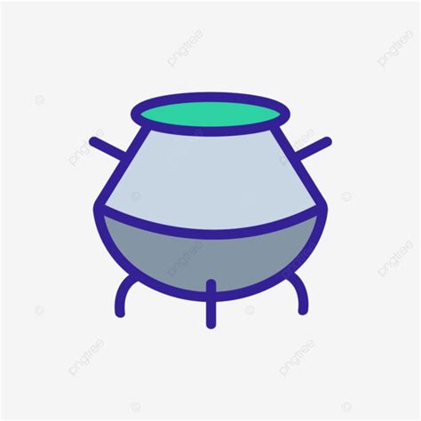 Cauldron Vector Art PNG Cauldron Food Icon Vector Bone Witch