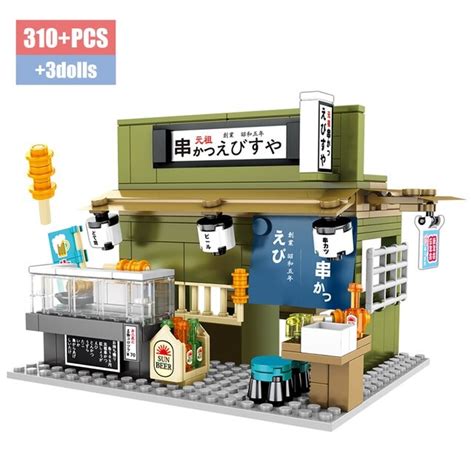 Sembo Japanese Street View Skewers Shop City Street Scene