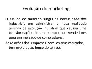 A Evolu O Do Papel Do Marketing Ppt