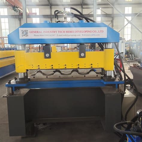 Metal Color Glazed Galvanized Roofing Sheet Tile Roll Forming Machine