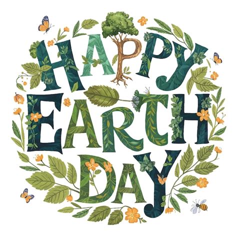 Premium Vector Happy Earth Day Illustration