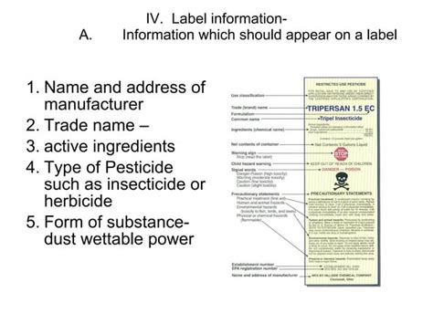 3 18 Pesticide Labels And Safety Sheets Ppt