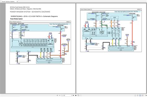 Kia Truck Sorento 2wd L4 24l 2018 Electrical Wiring Diagram