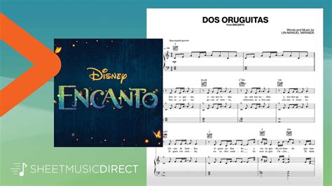 Dos Oruguitas From Encanto Sheet Music Lin Manuel Miranda Piano