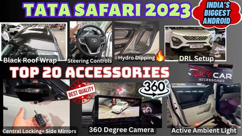 New Tata Safari 2023 Must Have Accessories 360 Camera New Tata