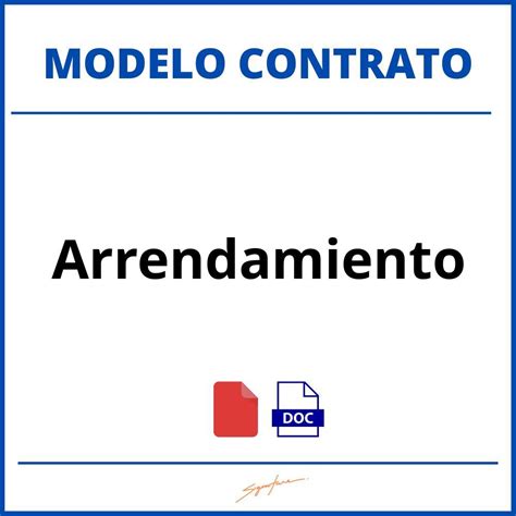 Como Hacer Un Contrato De Arrendamiento Modelo