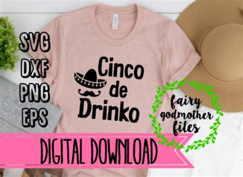 Cinco De Drinko Design Cinco De Mayo Cinco De Drinko File | Etsy