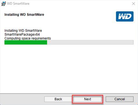 Installing WD SmartWare And Creating An Initial Backup On A Windows