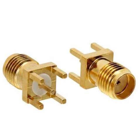 M Sma Female Straight Pcb Mount Gold Plated 18 Ghz Frequency At Best