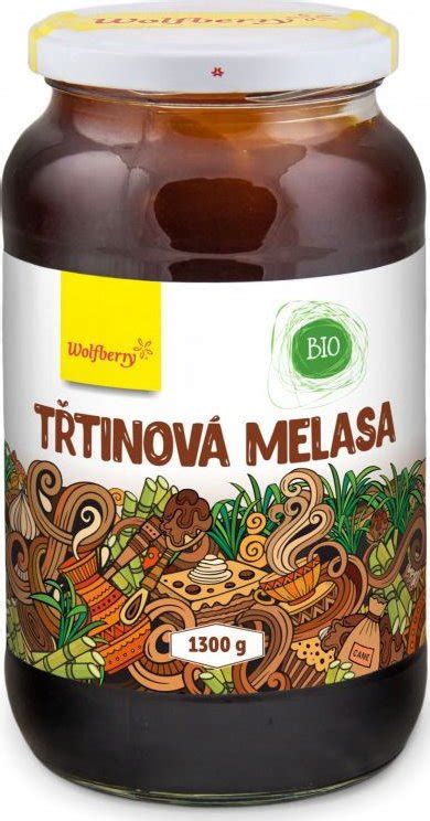 Wolfberry Třtinová melasa Bio 1300 g od 205 Kč Zbozi cz