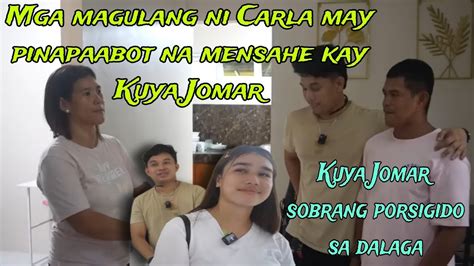 Mga Magulang Ni Carla May Mensaheng Pinapaabot Kay Kuya Jomar