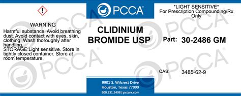 CLIDINIUM BROMIDE USP - PCCA