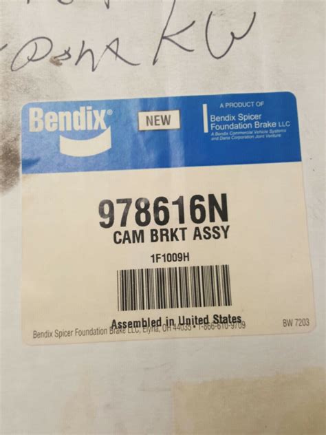 978616n Bendix S Cam Bracket Assembly For Sale Online Ebay