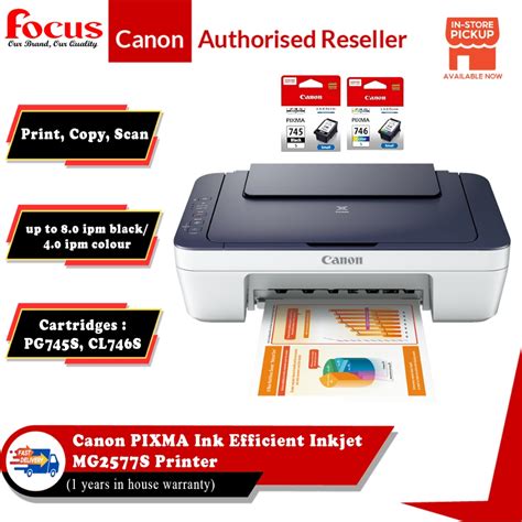 Canon Pixma Mg S Printer Compact All In One For Low Cost Printing