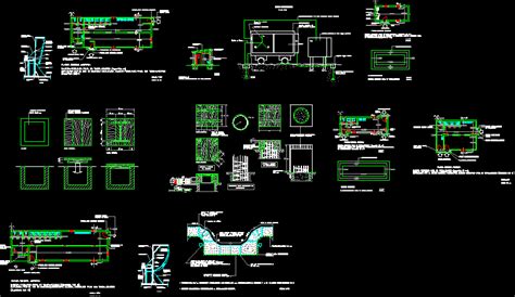 Planos De Desarrollo De Vestuarios En DWG AUTOCAD Varios Detalles