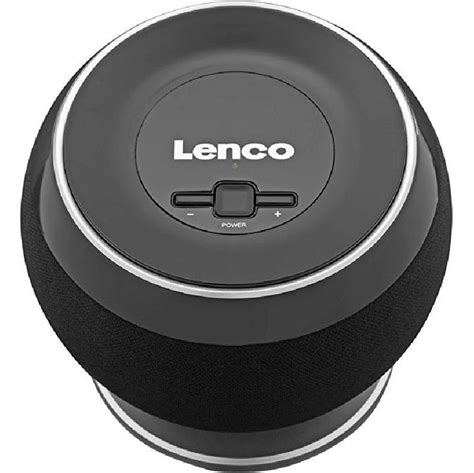 Lenco Portable Speaker Bluetooth Black Jarir Bookstore KSA