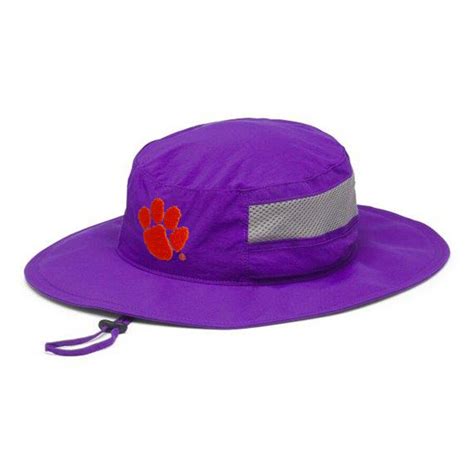 Mens Columbia Purple Clemson Tigers Bora Bora Booney Ii Omni Shade