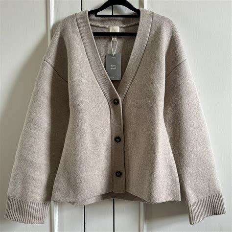 H M Wool Cardigan Khaite Cardigan Dupe Depop