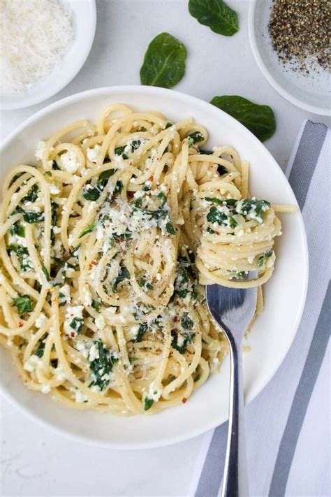 Spinach Ricotta Pasta Stephanie Kay Nutrition