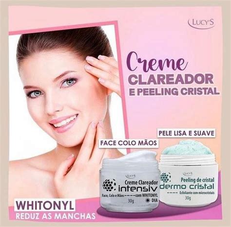 Creme Para O Rosto Clareador Facial E Peeling Creme Clareador