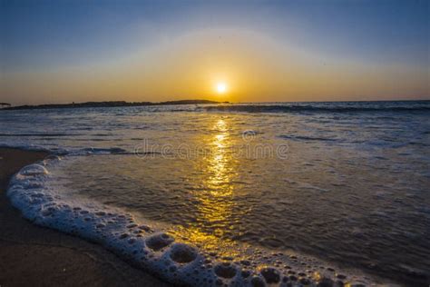 Golden Sun Rays on the Sea at Sunset Stock Photo - Image of magic, dawn ...