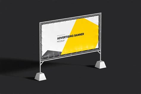 Advertising Banner Mockup – MasterBundles