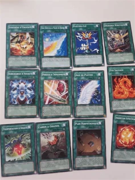 LOT DE 12 Cartes Yu Gi Oh EUR 4 00 PicClick FR