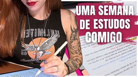 STUDY VLOG Rotina De Uma Estudante De Psicologia YouTube