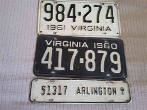 Vintage License Plate 2007 Virginia 10040J