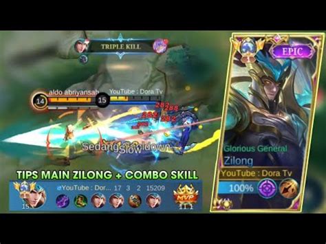 Tips Main Zilong Bagi Pemula Combo Skill Yang Benar Build Zilong