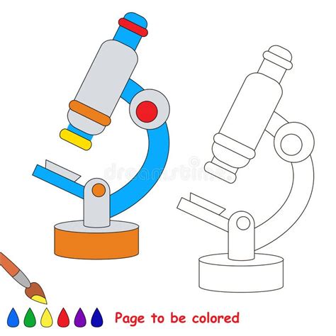 Coloring Page Set Of Unicellular Organisms Protozoa Paramecium