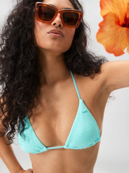 Aruba Tiki Triangle Bikini Top Roxy