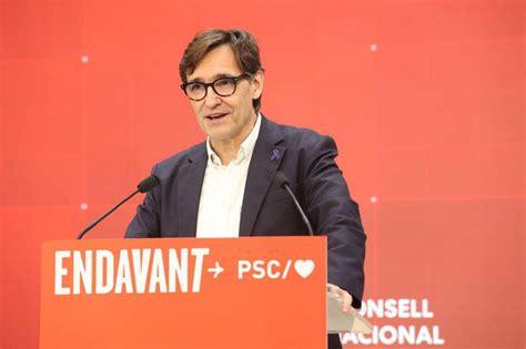 Salvador Illa optará a liderar el PSC hasta 2028 con la vista puesta en