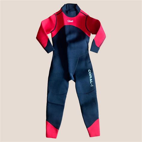 Hevto Coral I Wetsuit Cly Red Black Size Depop